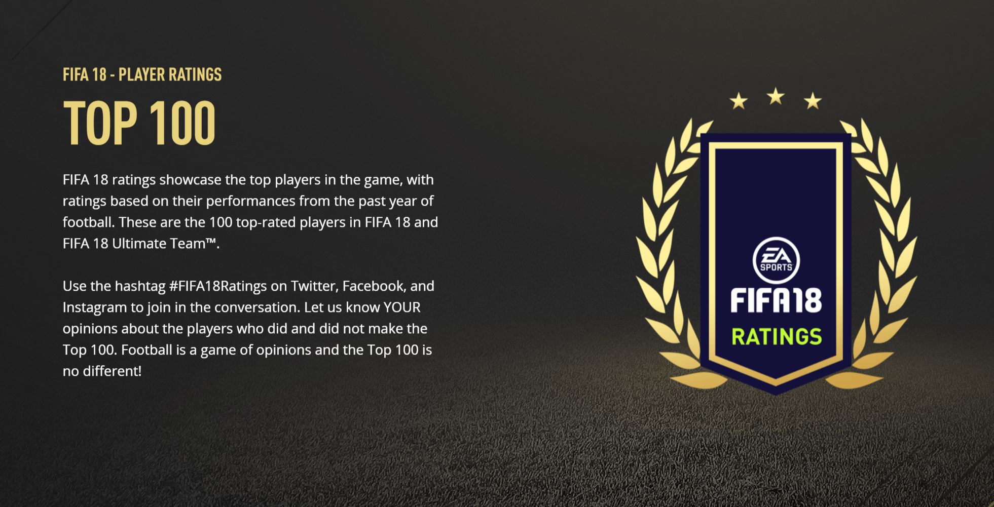 Fifa 18 Ultimate Team – Rilasciati i Primi Ratings dei Giocatori