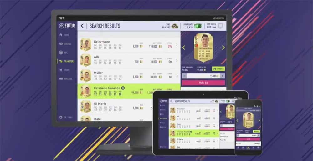 Fifa 18 Ultimate Team – Arrivata la Ridisegnata WebAPP